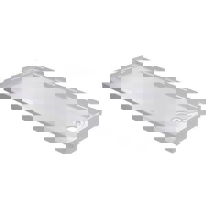 60X30 ACR SHWR BSE RH DRN WHIT